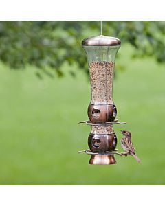 Perky-Pet® Copper Select-A-Bird Tube Feeder - Lifestyle