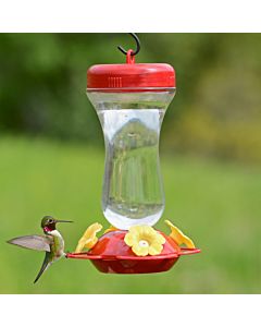 Perky-Pet® 16 oz Top Fill Glass Hummingbird Feeder, LIfestyle 1