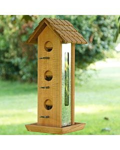 Perky-Pet® Tin Jay Wood Wild Bird Feeder