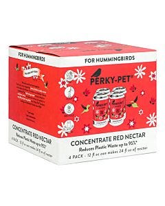 Perky-Pet® Red Hummingbird Nectar Concentrate - 12 oz, Box Of 4