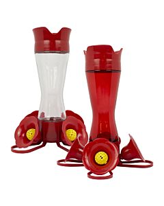 Perky-Pet® Pinch-Waist Glass Hummingbird Feeder, Red or Clear