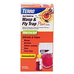 TERRO&reg; Wasp & Fly Trap Plus Fruit Fly Refill