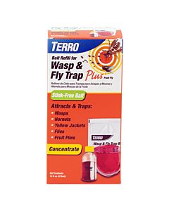 TERRO&reg; Wasp & Fly Trap Plus Fruit Fly Refill