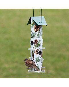 Perky-Pet® Pine Metal Tube Wild Bird Feeder, Lifestyle
