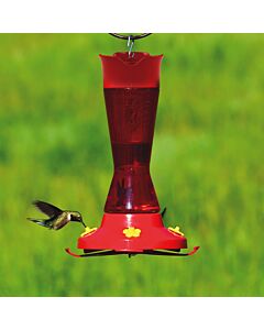 Perky-Pet® 16 oz Red Pinch-Waist Plastic Hummingbird Feeder
