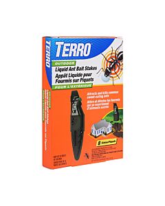 TERRO® Outdoor Liquid Ant Bait Stakes, side of box