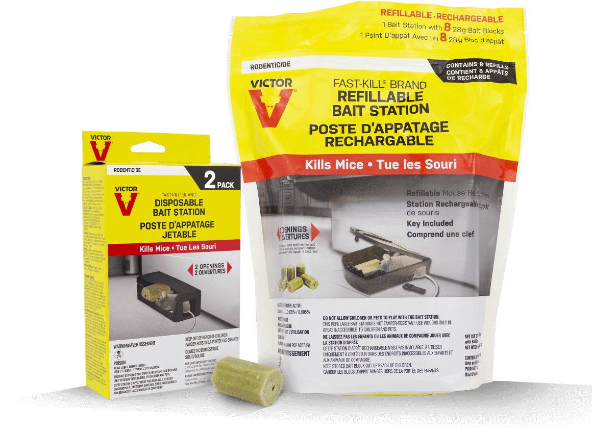 Victor Fast-Kill Rodenticide Bait Stations