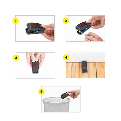 Plastic Simple to Set Mouse Trap