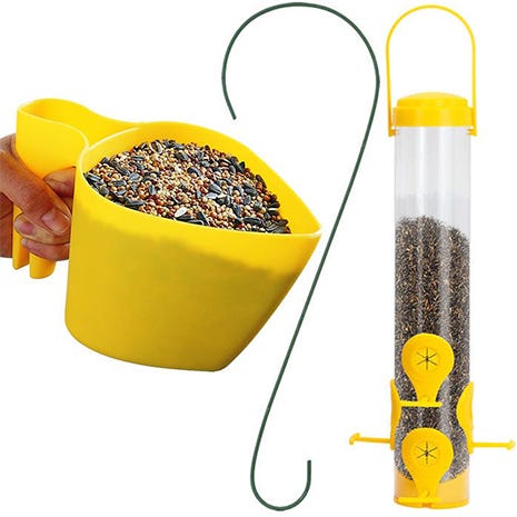 finch feeder with flexports kit