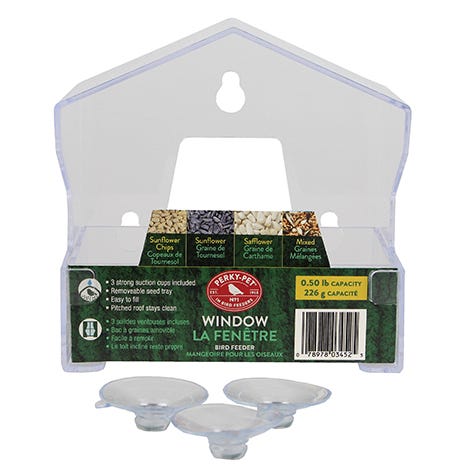 Window Bird Feeder 1/2 lb